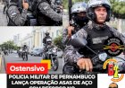 PM de Pernambuco lança Operação Asas de Aço com reforço no patrulhamento motorizado