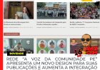 Rede A Voz da Comunidade PE lança novo design e amplia integração entre mídias