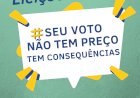 Campanha de conscientização política sobre importância do voto para as eleições municipais de 2024