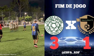 Futuro FC venceu do Dois Irmãos FC por 3 a 1 na Copa Roda de Fogo no Recife